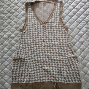 Zeagoo Women's Sweater Vest Dress Size M NWT